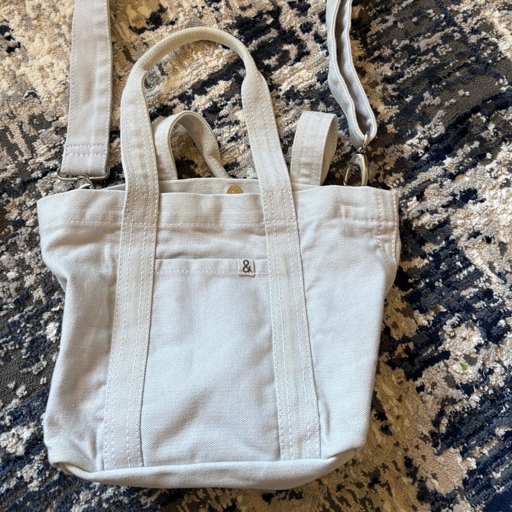 Lou & Grey Canvas Crossbody Tote Bag